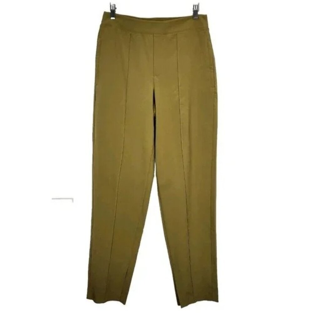 Athleta Brooklyn Heights Vienna Size 6 Slim pull on pants polyester stretch - Picture 3 of 4